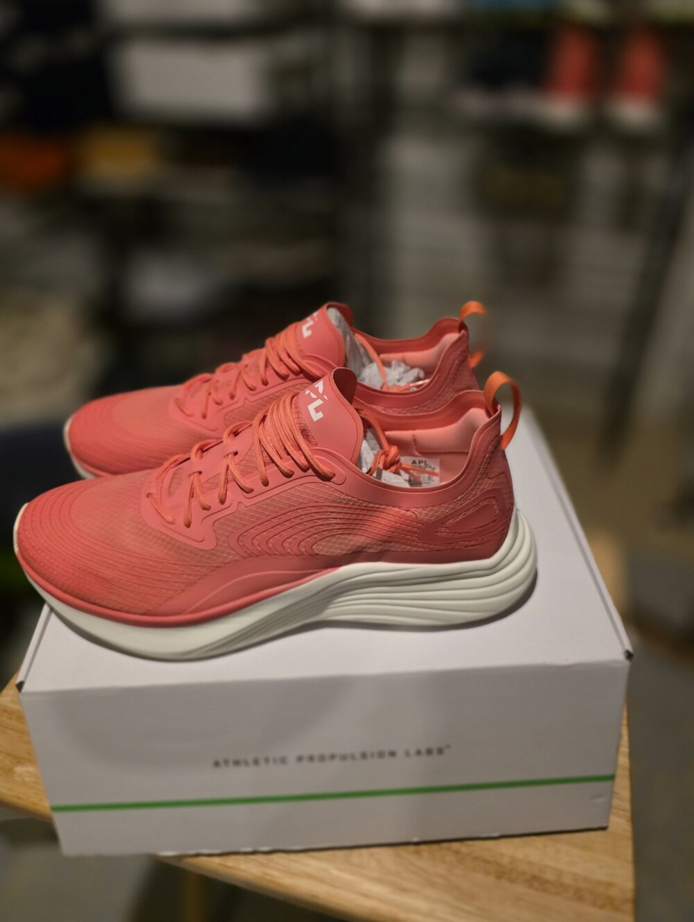 APL Coral Pink TechLoom Training Sneakers - Picture 2 of 7